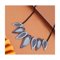 Dented Leaf Necklace