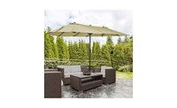 Adjustable Outdoor Beach Umbrella for Sun Protection and Shade