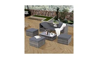 Patio Furniture Set 5-Piece Outdoor Furniture for Garden, Deck, or Seasonal Relaxation