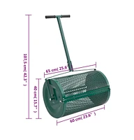 Compost Spreader Green 15.7"x23.6" Steel