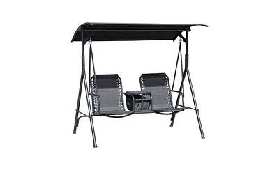 Outdoor Patio Swing Chair Relaxing Hanging for Garden, Porch, or Backyard Comfort