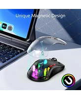 memzuoix Led Rechargeable Wireless Mouse and 27 Inch Computer Monitor 100hz 1920 x 1080p with Hdmi
