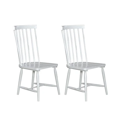 Liberty Capeside Cottage Spindle Back Side Chair - White