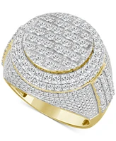 Men's Diamond Multi Cluster Multirow Ring (2 ct. t.w.) in 10k Gold