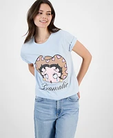 Grayson Threads, The Label Juniors' Betty Boop Cowgirl Graphic Print T-Shirt