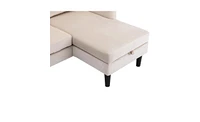 Sectional Sofa Reversible Sectional Sleeper Sectional Sofa with Storage Chaise