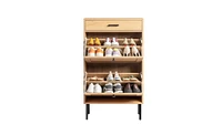 Wooden Shoe Cabinet – Elegant and Spacious Storage Unit for Home or Entryway