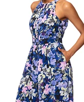 Betsy & Adam Women's Floral-Print Jumpsuit