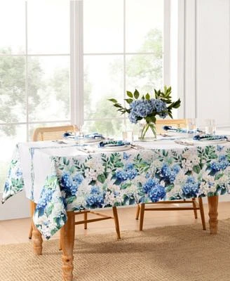 Elrene Hydrangea Bloom Floral Table Linen Collection