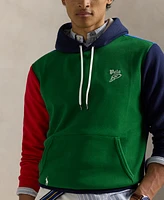 Polo Ralph Lauren Men's Color-Blocked Double-Knit Mesh Hoodie