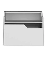 Winchester Floating Nightstand, Modern Dual-Tier Design with Spacious Single Drawer Storage