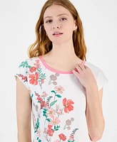 Tommy Hilfiger Women's Floral-Print T-Shirt