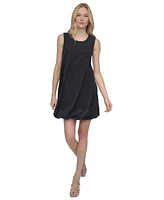 Dkny Women's Scoop-Neck Sleeveless Bubble-Hem Dress