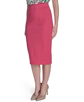 Tommy Hilfiger Women's Back-Zip Midi Pencil Skirt