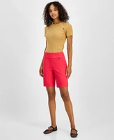 I.n.c. International Concepts Women's Pull-On Bermuda Shorts, Exclusively at Macy's