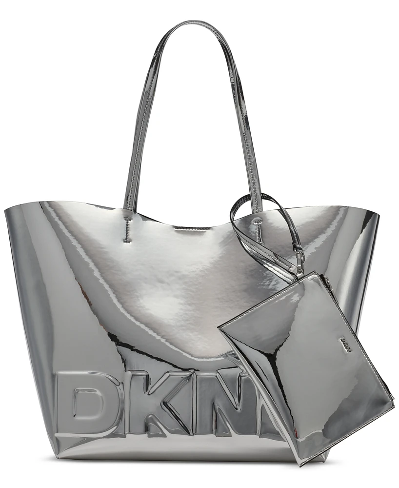 Dkny Tinsley Extra-Large Silver Tote