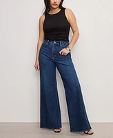 Good American Women's Crewneck Ruched-Front Stretch Top