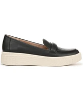 LifeStride Women's Geneva Closed Round Toe Platform Penny Loafers