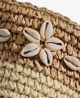 Style & Co Shell Straw Small Crossbody
