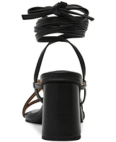 Dv Dolce Vita Women's Haze Strappy Lace-Up Block-Heel Dress Sandals
