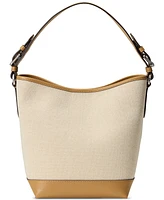 Lauren Ralph Lauren Canvas Small Witley Bucket Bag