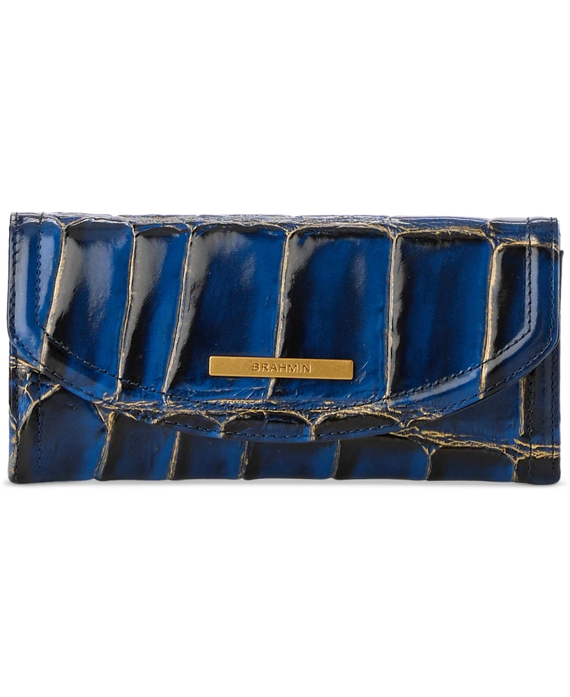 Brahmin Veronica Chestnut Marana Leather Wallet