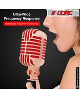 5 Core Classic Retro Dynamic Microphone • Old Vintage Style Iconic Unidirectional Xlr Vocal Mic Rtro Mic Copper