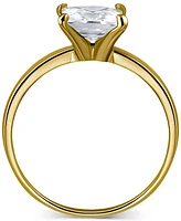 Giani Bernini Cubic Zirconia Square Solitaire Ring, Exclusively at Macy's