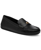 Coach Women's Sculpted C Leather Driver Loafer Flats