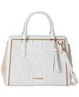 Brahmin Finley Large Leather Satchel