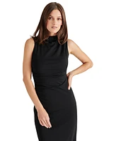 Steve Madden Women's Mo Mock Neck Midi Dress