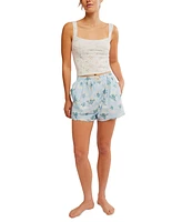 Free People Women's Day to Floral Boxer Shorts