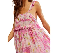 Free People Women's Moon Phase Printed Midi Nightgown