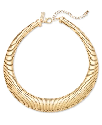 I.n.c. International Concepts Gold-Tone Omega Chain Collar Necklace, 17" + 3" extender, Exclusively at Macy's