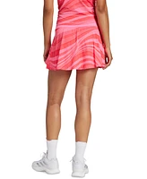 adidas Women's Club Wavy-Print Tennis Mini Skort