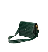 Jw Pei Handbags Mini Flap Croc Crossbody Bag