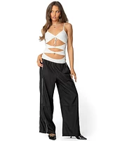 Edikted Women's Ofir Nylon Track Pants