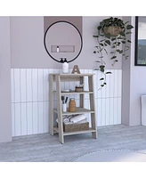 Depot E-shop Colyn Linen Cabinet, Four Shelves, Vertical