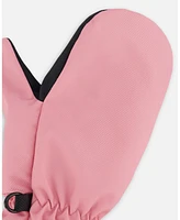 Deux par Deux Girl Mid-Season Mittens Pale Pink - Toddler|Child