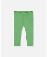 Deux par Big Girls Organic Cotton Legging Green