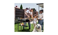 Foldable Kabob Barbecue Grill for Travel and Garden Parties