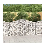 Arched Gabion Basket 78.7"x11.8"x39.4"/47.2" Galvanized Iron