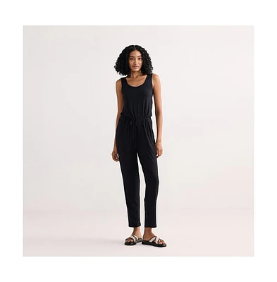 Relaxed Drawstring Jumpsuit