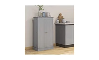 Simple Triamine Adjustable Shelves Sideboard With Door Cabinet