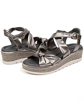 Jambu Women's Diana Slip on Wedge Sandals