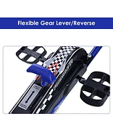 4 Wheels Kids Ride On Pedal Powered Bike Go Kart Racer Car Outdoor Play Toy