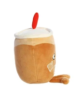 Aurora Small Izzi Iced Coffee Wackadoodles Crazy Plush Toy Brown 6"