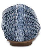 Anne Klein Women's Luci Raffia Cap Toe Ballet Flats