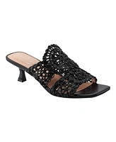 Bandolino Women's Melvana Square Toe Woven Dress Sandals