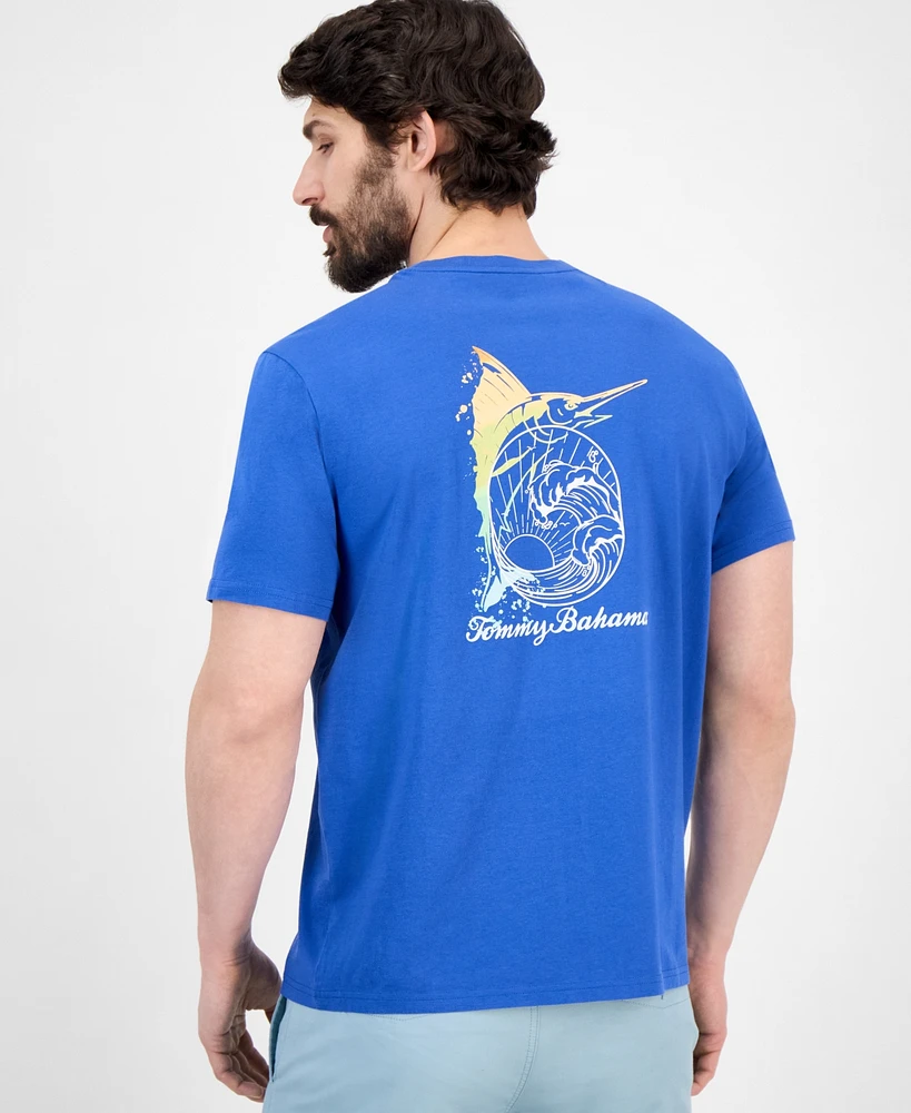 Tommy Bahama Men's Marlin Wave Graphic T-Shirt